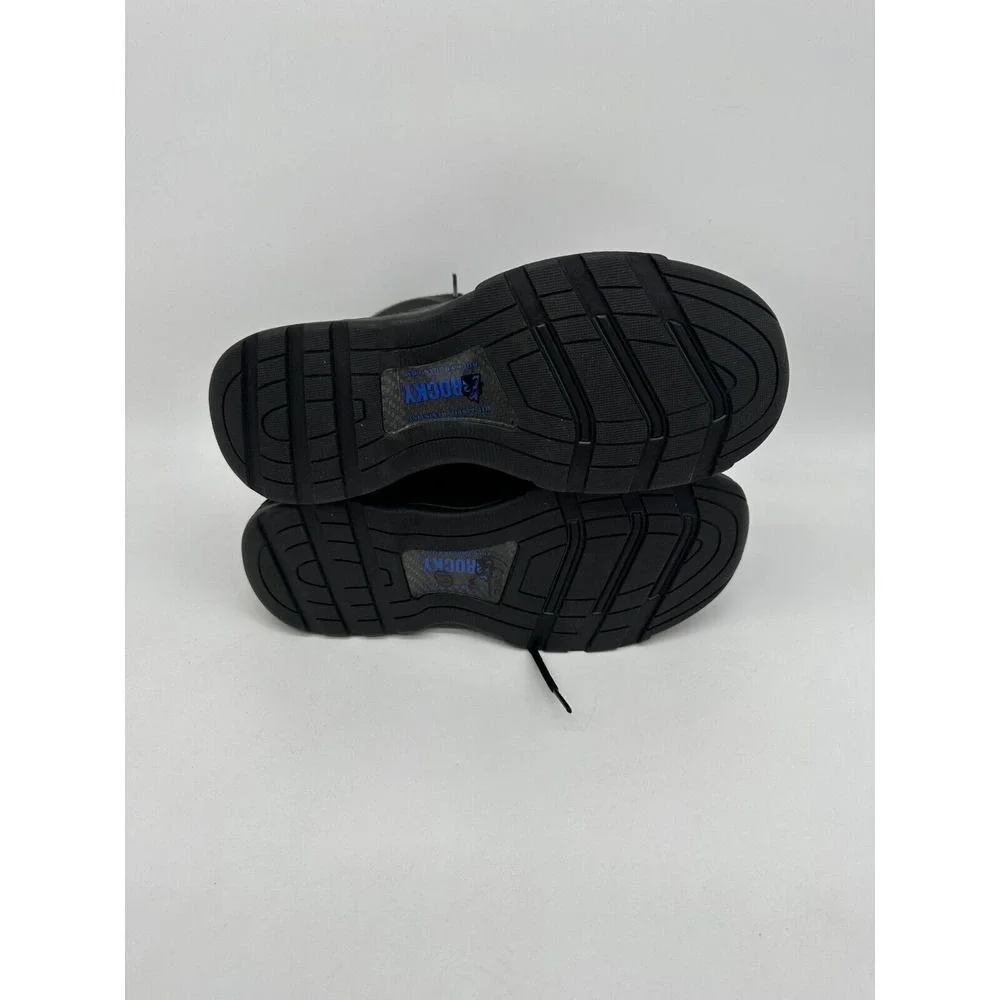Rocky Boots Mens 7M Code Blue Public Service‎ Duty Work Boots Black F2892-18 NEW